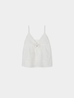 Blusa Blanca Bordada